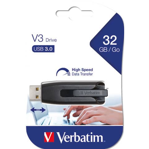 Chiavetta USB 3.0 V3 Verbatim 32 GB  49173